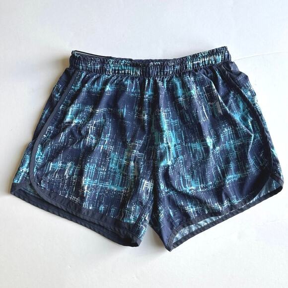 Rabbit Running California Women’s Shorts Size M Blue Lined 4.5” Inseam - Picture 1 of 7